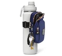 Bottle Pouch Gym Water Caddy with Phone Holder, Water Bottle Sleeve Bag with Pocket for Cards, Keys, Wallet, Gym Bottle Accessories for Men Women