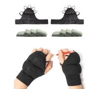 Bottle Pouch Weighted Gloves for Shivering, Adjustable Hand Gloves, Stability Aid for Parkinson's Hand Tremors, Improved Grip and Writing Support for Elderly (Set