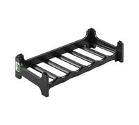 Bottle Rack for up to 6 bottles, Sturdy Plastic (PP), 60 x 28 x 14 cm, Black