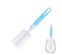 Bottle Scrubbing Brush - Portable Sponge Cleaning Brush for Water Cups, Small Bottles, Pump Parts, and Teapots