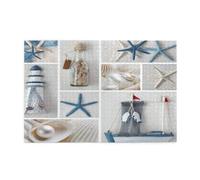 Bottle Seashell Starfish Lighthouse Printed Adult Fun Puzzle wooden puzzle in a plastic box with letters printed on the back home decor party toy