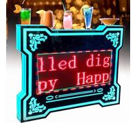 Bottle Service Sign,Bottle Presenter for Nightclub,Hand Holding Luminous LED Presenter,VIP Bottle Service Sign,Club Signs for Bottle Service,A
