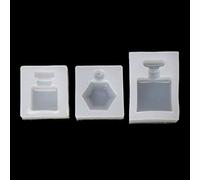 Bottle Shape Epoxy Silicone Mold Bottle Resin for Children Handmade Art Tool Molds for Coasters Keychain Ashtray Animals Tray for Baking Cakes Rectangle Square