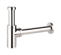 Bottle Sink Basin Trap 40mm / 1.5" Luxury Round Deodorant Waste Pipe Outlet (Chrome Silver)