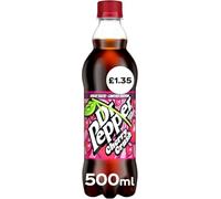 Bottle Size 500ml Pack of 12 - Sparkling Fruit Flavour Soft Drink with Sugar & Sweeteners -Flavour Blend Fizzy Drink Multipack (DrPeepper Zero Cherry Crush)