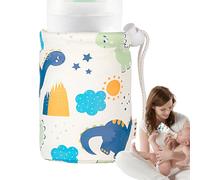 Bottle Sleeve Protector, Stylish Waterproof Material, Temperature Protection, PU Leather , Heat Retention for Baby Drinks, Trips, Home Use, Walks, Travel, Compact, Comfortable