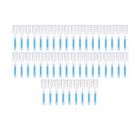 Bottle Sponge Brush, 50pcs High Density Cup Cleaning Sponge Brush with Plastic Long Handle for Baby Bottles