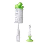 Bottle Sponge,Suction Bottle Washing Sponge - Multifunctional Cleaning Brush for Baby Bottle with Suction Base, 2-in-1 Long Handle Baby Bottle Brush