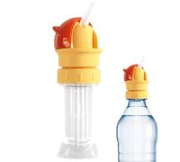 Bottle Spout Lid - 11.6x5.2cm Water Bottle Adapter, Compact Sippy Replacement Top, Leak Proof Drink Cover, Kids Safe Mouth Protector for Fitting Most Standard Bottles Providing Controlled