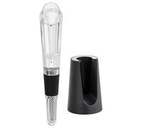 Bottle Stopper Wine Decanter Pourer Barware and Kitchen Accessory Gift Black