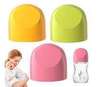 Bottle Stoppers, Caps for Bottles in PP or Glass with Wide Neck | Replacement Feeding 3 Pieces Practical for Parents Travel Fridge Freezer