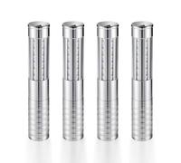 Bottle Strobe Baton Service Lights, LoveNite LED Rechargeable Liquor Bottles Sparkers for Wedding Party Concert Events, Champagne Handheld Light Topper for Bar Nightclub (Silver, 4 Pack)