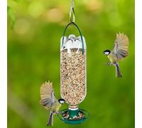 Bottle Top Hanging Bird Feeder Kit for Outdoors,Turn Drink So da Bottles into Eco Humming Wild Birds Feeders,Fun for Families and Kids,Promotes Plastic Recycling and Re-use,Garden (Green, One Size)
