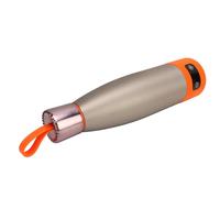 Bottle Warmer, 15000mAh Battery Stainless Steel Milk Heating Bottle Temperature Display Orange for Camping