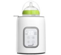 Bottle Warmer 8-in-1 Fast Baby Milk Warmer and Steriliser with LCD/Timer, Warms Evenly, Food Warmer&Defrost BPA-Free Warmer Display Accurate Temperature Control for Breastmilk (Grey)