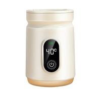 Bottle Warmer/Adapter LCD Display Fast Heating Baby Milk Warmer with Glass Bottle Leakproof Travel Milk USB Powered