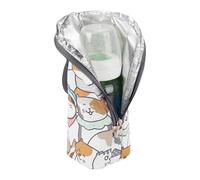 Bottle Warmer Bag for On the Go - Insulated Breast Milk Bag with Cooling & Heat Function - Portable Bottle Holder with Shoulder Strap, Storage Compartment for Breast Milk & Water, Practical on the Go