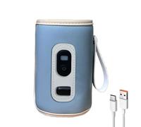 Bottle Warmer Cover - Fast Heating Milk Warmer - Temperature Adjustable Baby Bottle Warmer Baby Bottle Insulation with LED Display for Outdoor Travel