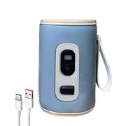 Bottle Warmer Cover, Portable Bottle Warmer Cover, Quick Heating Milk Warmer, Adjustable Temperature Bottle Warmer, Bottle Insulation with LED Display for Travel