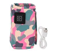 Bottle Warmer Cover,USB Baby Bottle Warmer Three Levels Temperature Adjustment Hook and Loop Design Portable Bottle Warmer for Milk and Food