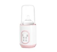Bottle Warmer Fast Baby Milk Warmer Steriliser, Accurate Temperature Control, Travel Breastmilk Food Warmer, Automatic Shut-Off (Pink)