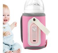 Bottle Warmer - Portable Adjustable Warmer | Travel Bottle Warmer for Breast Milk | For Girls Boys Home Travel Stroller
