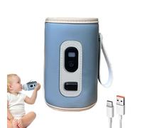 Bottle Warmer, Portable Cover, Fast Heating with Temperature Adjustment, Insulation Cover and Baby Milk Heat Keeper for Car, Travel, Home, Nursery, Outdoor Use, Easy Use, Safe Feeding Accessory
