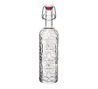 Bottle Water East Transparent Glass 110 cl with Cap - Bormioli Rocco