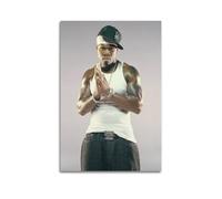 Bottlek 50 Cent Get Rich0 Or Die Tryin Canvas Wall Art Decor Living Room Modern Family Bedroom 08x12inch(20x30cm) Unframe-style