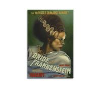 Bottlek The Bride Of Frankenstein Canvas Wall Art Decor Living Room Modern Family Bedroom 08x12inch(20x30cm) Unframe-style