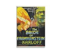 Bottlek The Bride Of Frankenstein Canvas Wall Art Decor Living Room Modern Family Bedroom 16x24inch(40x60cm) Unframe-style