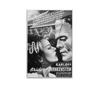 Bottlek The Bride Of Frankenstein Canvas Wall Art Decor Living Room Modern Family Bedroom 20x30inch(50x75cm) Unframe-style