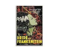 Bottlek The Bride Of Frankenstein Canvas Wall Art Decor Living Room Modern Family Bedroom 24x36inch(60x90cm) Unframe-style
