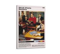 Bottlek Vintage Movie Poster Dead Poets Society Canvas Wall Art Decor Living Room Modern Family Bedroom 08x12inch(20x30cm) Frame-style