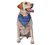 Bottlenose Dolphin At SunriseDog Bandanas Cat Puppy Scarfs Washable Pet Handkerchief