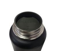 BottlePro SplashPro - Splash Guard Compatible with 32 and 40 Ounce Hydro Flask, Iron Flask, Takeya, ThermoFlask (2-Pack) (Black)