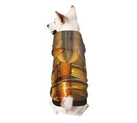 Bottles Beer Beach Sunset Time Printed Dog Hoodie Soft Dog Sweatshirt Cute Cat Dog Clothes for Small Dogs Kitten Puppy, S