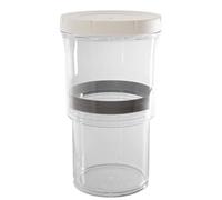 Botto The Adjustable Airtight Container | Push Down To Remove Air And Adjust Contents Between 16 oz & 32 oz (Clear) (1)