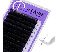 Bottom 8mm Lash Extension Russian Volume Tray Wholesale Supplies,Single Individual Eyelash Extensiones Case Matt Black(0.05/8MM/CC-Curl)
