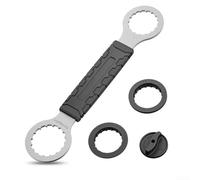 Bottom Bracket Tool, Chrome-Plated Steel BB Tool 35cm with Rubber Grip Handle for for Hollowtech II BB9000 BBR60 for FSA Installation(for Hollowtech lI)