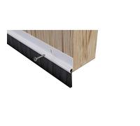Bottom Door Brush Seal in PVC, White, 02SR0200914W