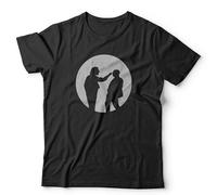 Bottom End Credits Unisex T-Shirt | Rik Mayall & Ade Edmondson Funny Tee - L Black