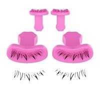Bottom Eyelash Stamp | Beauty Lash Extension Tool - Eyelash Applicator Tool, Eyelash Template, 1 Pair Reusable Silicone Stamps for Women