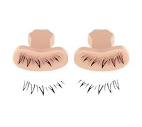 Bottom Eyelash Stamp,Eyelash Extension Stamp | Eyelash Applicator Tool, Eyelash Template, 1 Pair Reusable Silicone Stamps for Women