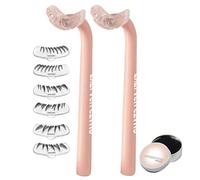 Bottom Eyelash Stamp Lower Eyelashes Stamp Eyelash Stamp Tool Bottom Lashes Stamp with Ink Under Eyelash Stamp Easy to Put On Eyelash Stamps for Working, Dating, Gathering, Home, Traveling