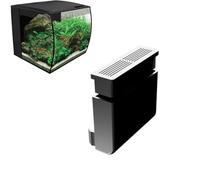 Bottom Inlet Box for Fluval Flex 9/15 Gallon - Fish Tank Inlet Protective Cover Compatible with 9 Gallon and 15 Gallon Flex Aquariums (Black)