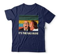 Bottom It’s The Gas Man Unisex T-Shirt | Rik Mayall & Ade Edmondson Funny Tee - L Navy