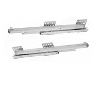 Bottom Mount Slides Rails Guides for Kitchen Cargo Silent Close, Steel, Pair Left + Right 20kg Load Capacity