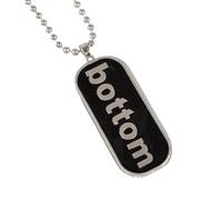 BOTTOM necklace - Men's necklace with pendant