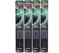 Bottom of the line Korda N-Trap DF Rig T2 Wide Gape 30 lbs Gris Taille 2